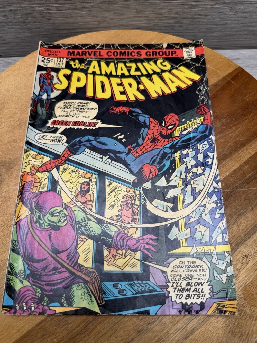 Amazing Spider-Man #137 - Green Goblin (Harry Osborn) - Marvel 1974 Comic Book